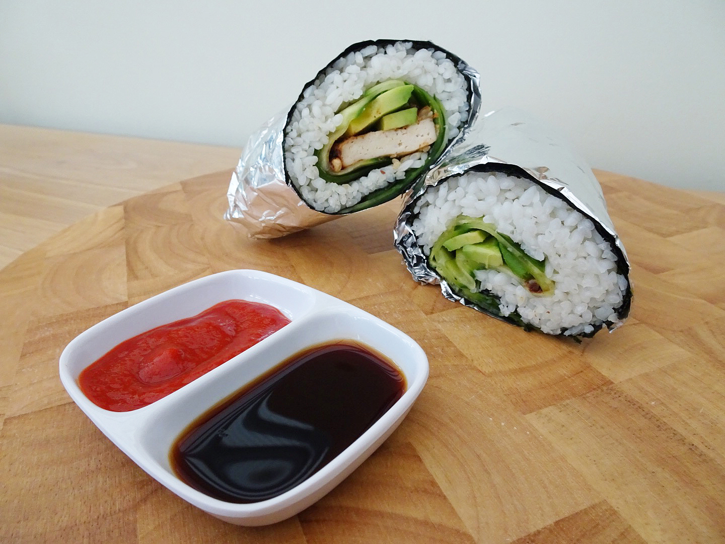 Spicy Tofu Sushi Burrito