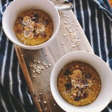 Golden Banana Bread Porridge
