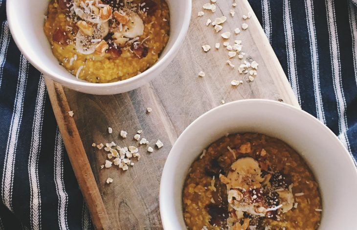Golden Banana Bread Porridge
